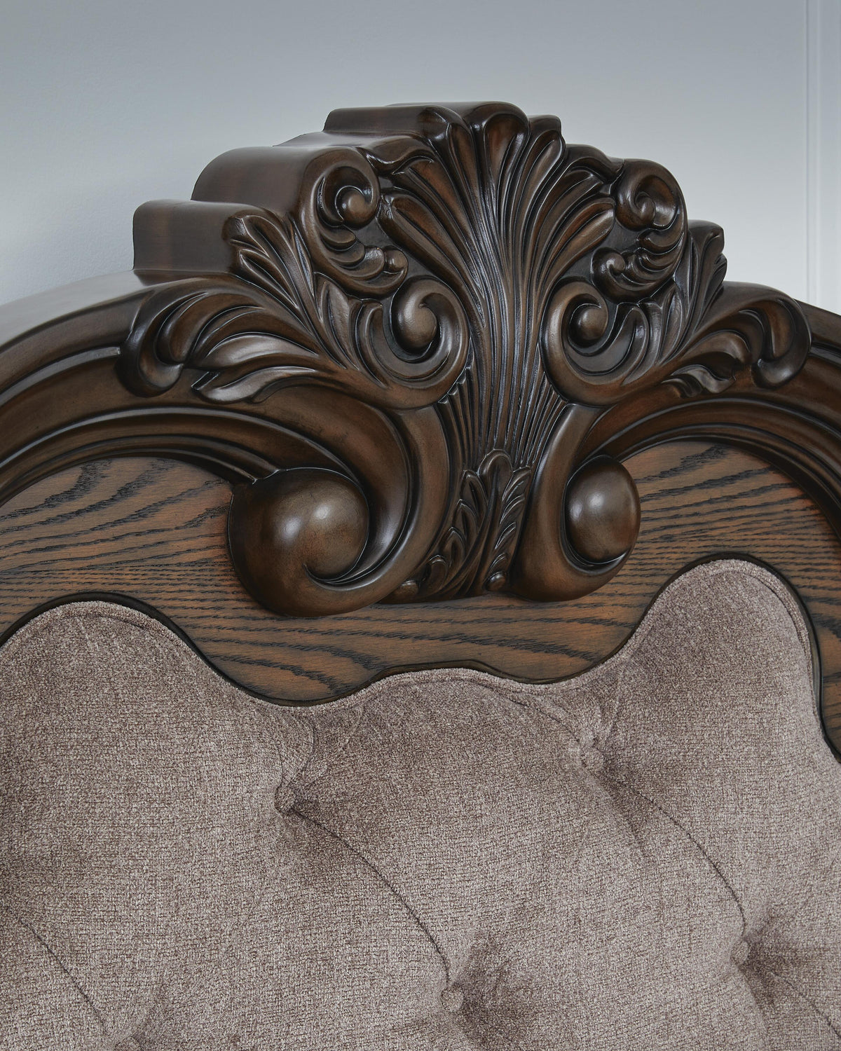 Maylee Upholstered Bed - Dark Brown  (B947-SI) - Image 5
