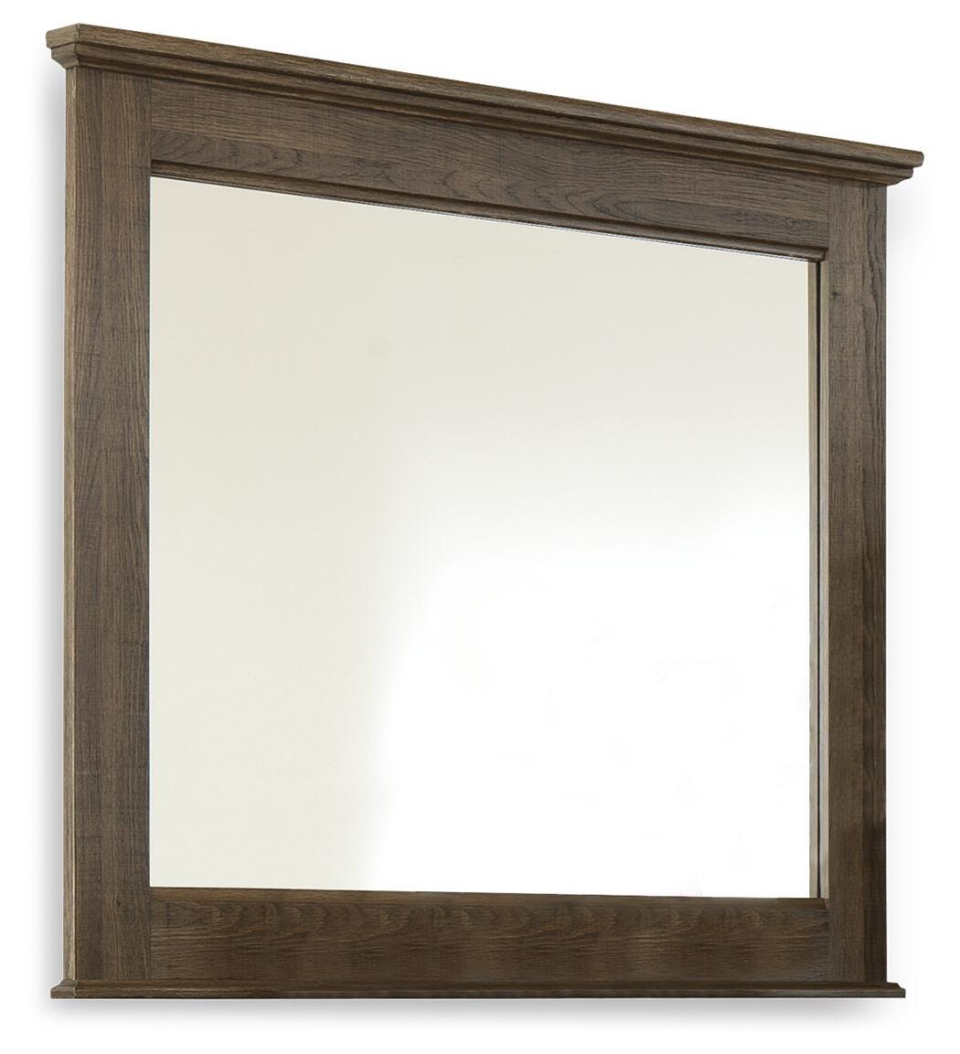 Juararo Poster Bed, Dresser, Mirror, Chest and Nightstand - Dark Brown  (B251-SI) - Image 3