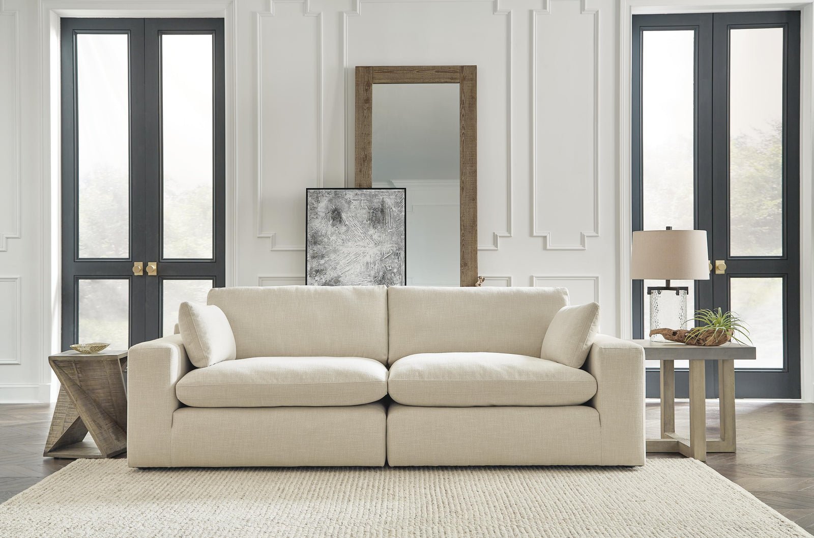 Elyza 2-Piece Sectional Loveseat (10006-SI) - Image 2