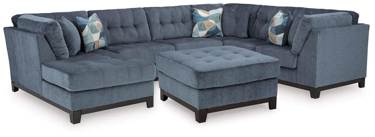 Maxon Place 3-Piece Sectional and Ottoman (33003-SI)