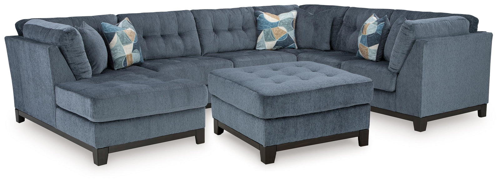 Maxon Place 3-Piece Sectional and Ottoman (33003-SI)