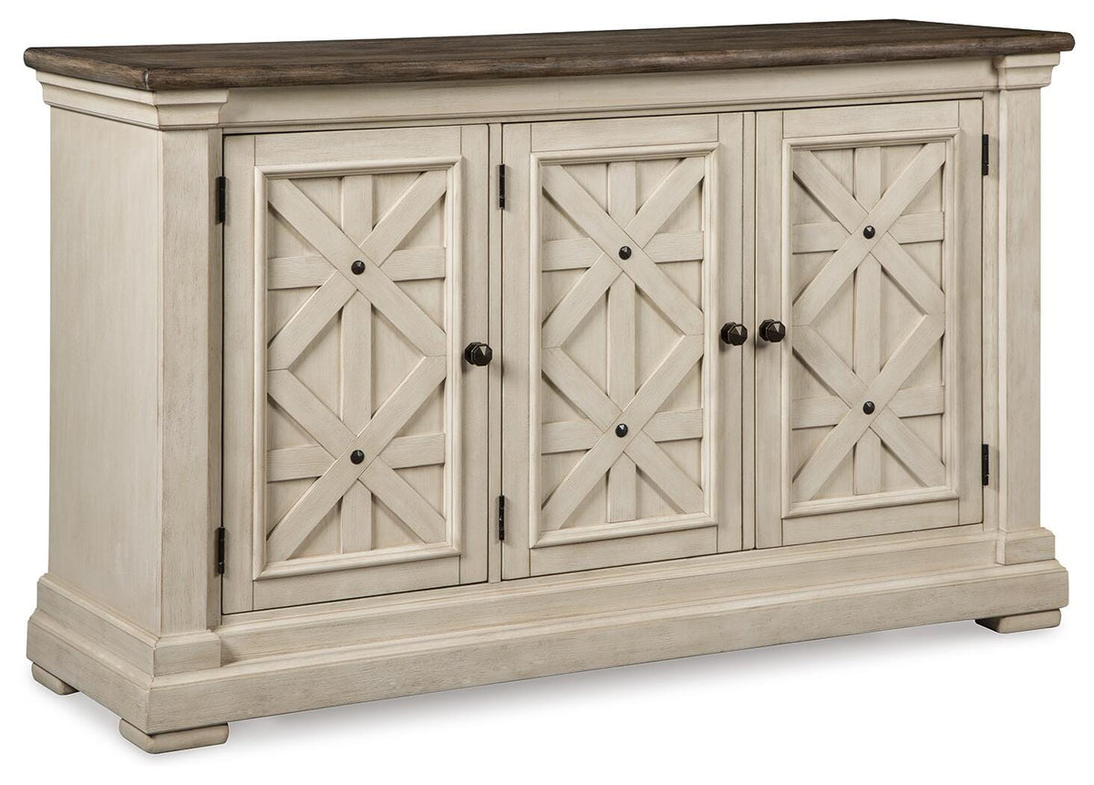 Bolanburg Counter Height Dining Table, 4 Barstools, Bench and Server (D647-SI) - Image 20