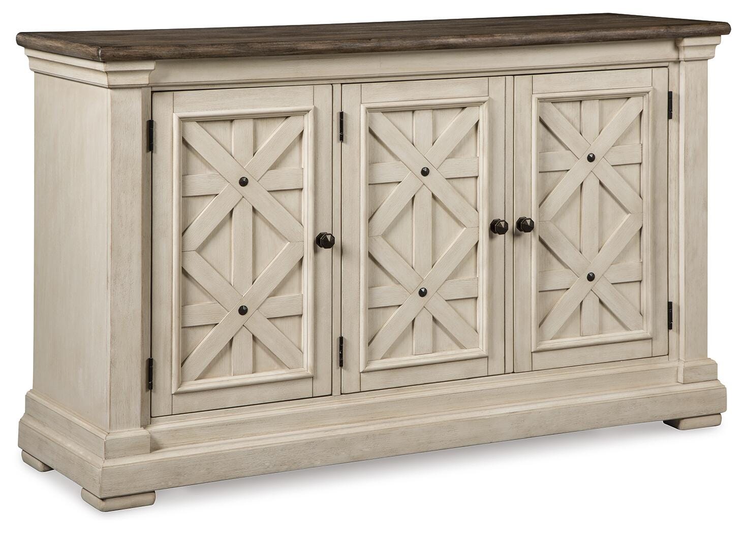 Bolanburg Counter Height Dining Table, 4 Barstools, Bench and Server (D647-SI) - Image 20