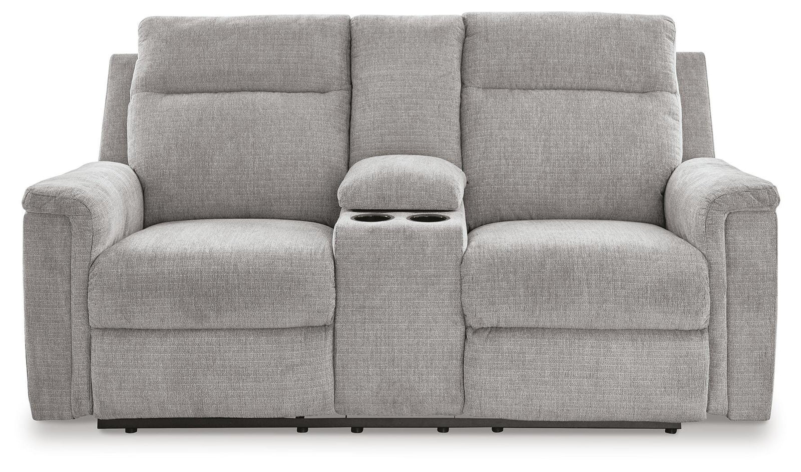 Barnsana Power Reclining Loveseat with Console (33201-SI) - Image 7