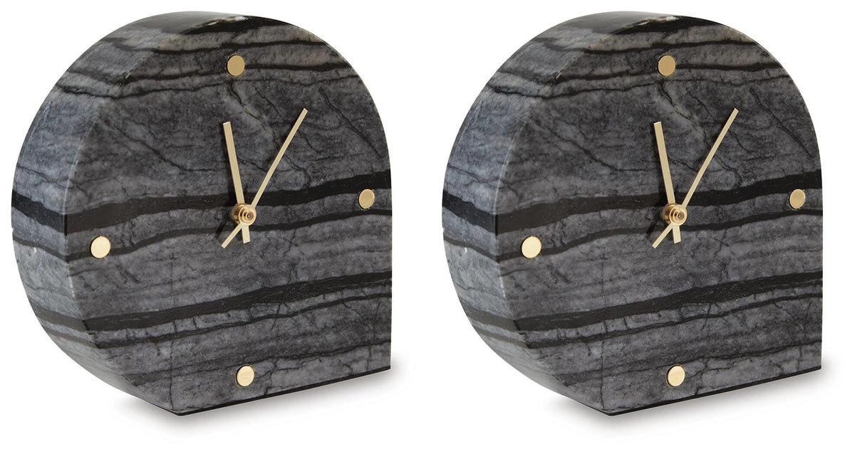 Janmour Table Clock (Set of 2) (A2000661-SI) - Image 2