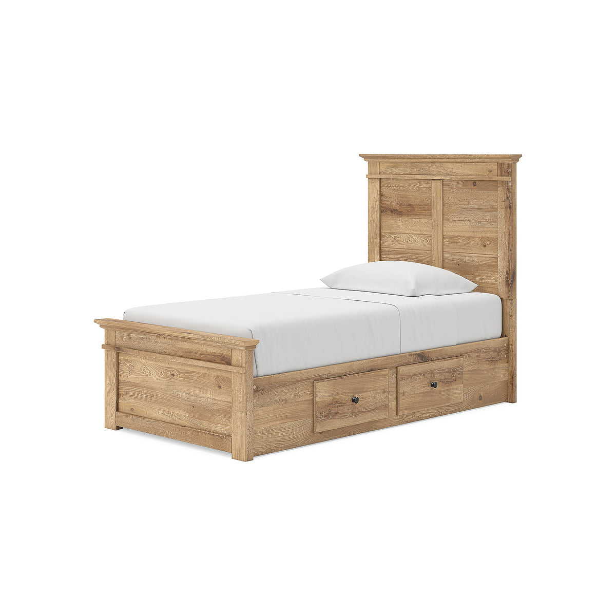 Makidern Twin Panel Storage Bed (PCB1170-SI) - Image 4
