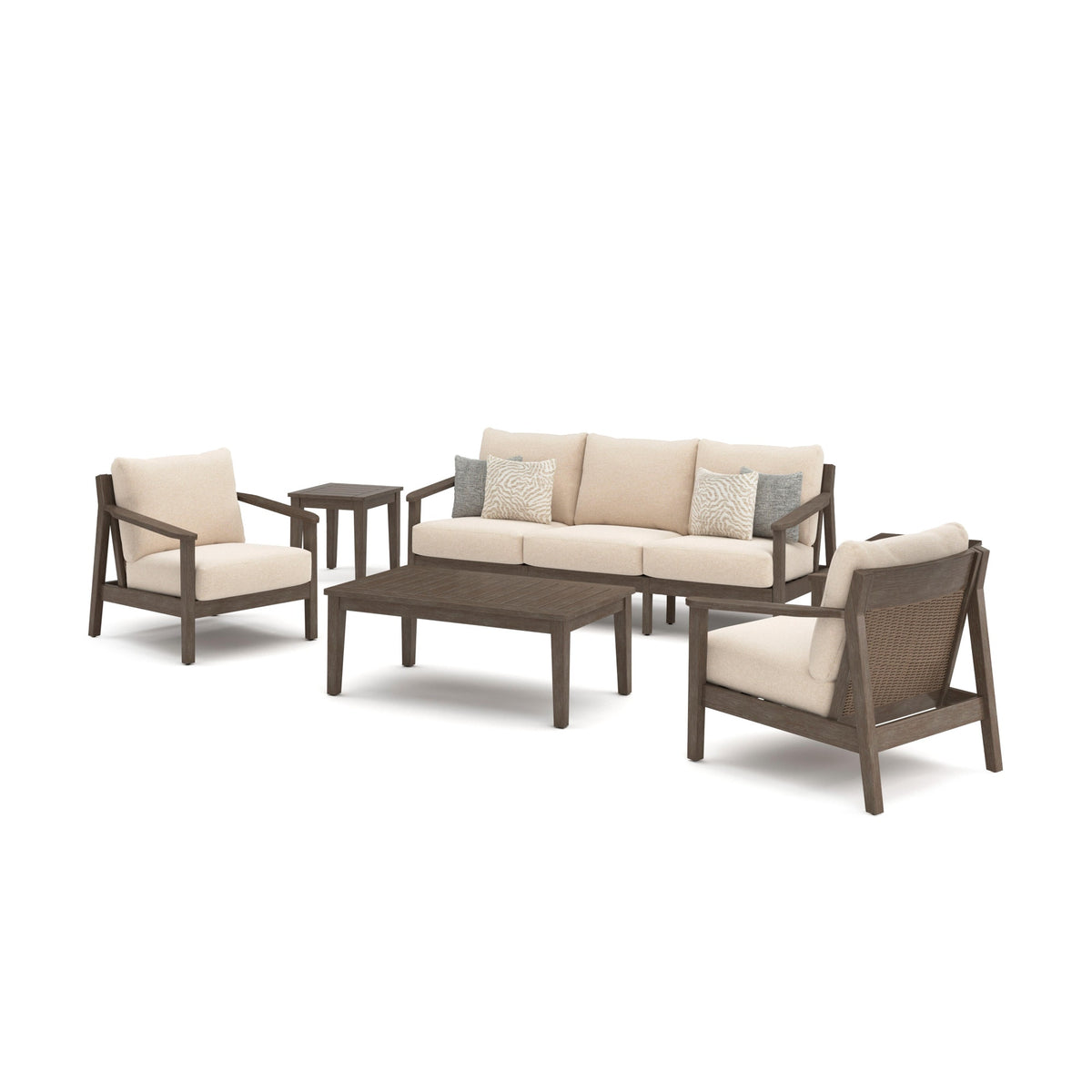 Adams Lane Outdoor Lounge Chair (Set of 2) (PCP602-SI)