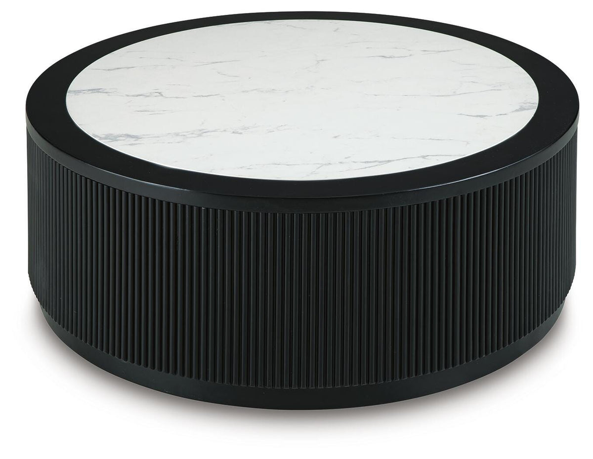 Grayman Coffee Table - Black  (T650-SI) - Image 3