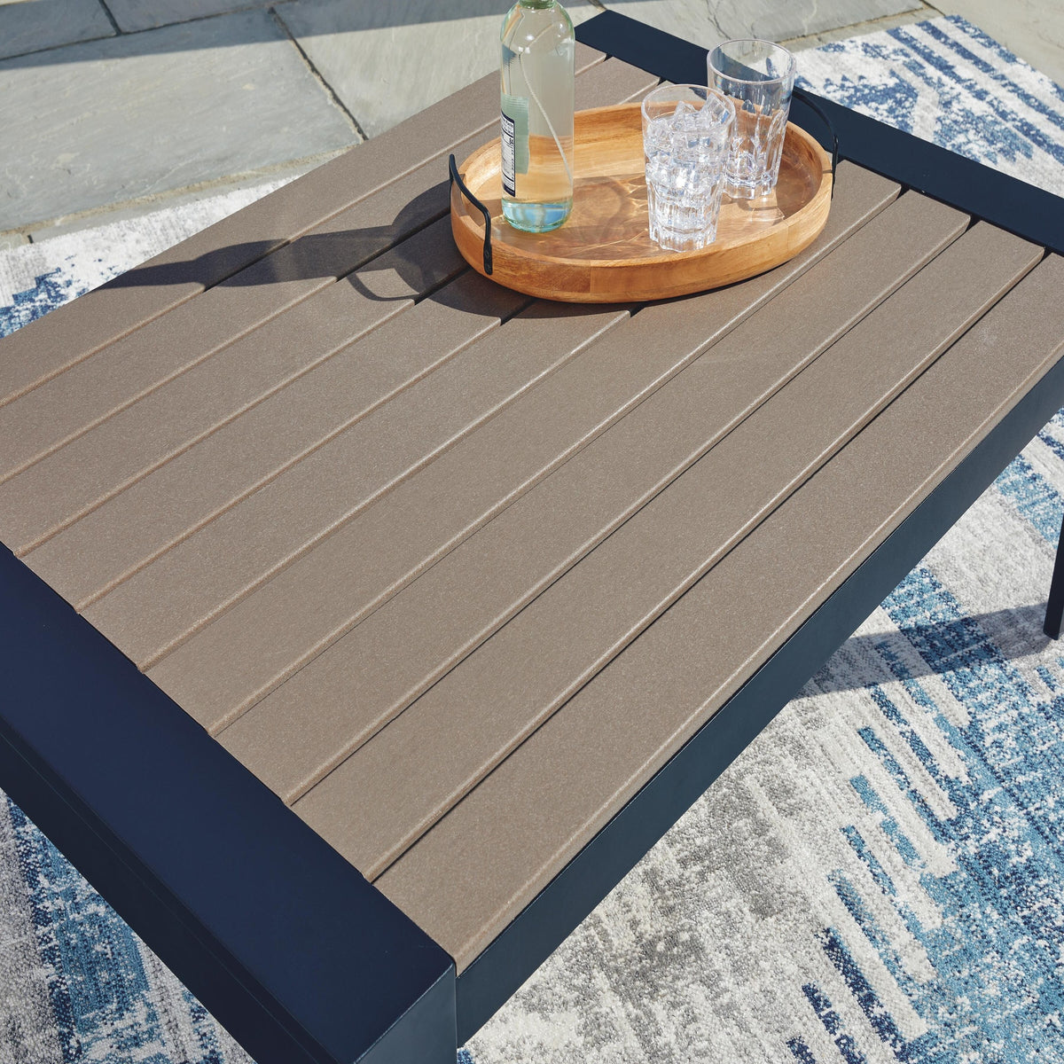 East Beach Outdoor Bar Table with Fire Pit (PCP587-SI) - Image 45