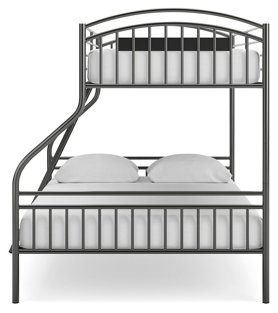 Lanceburg Twin over Full Bunk Bed with Ladder (PCB400-SI) - Image 6