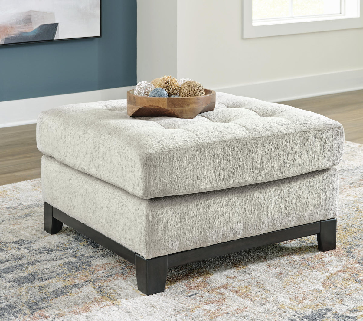 Maxon Place Oversized Chair and Ottoman (33004-SI) - Image 7