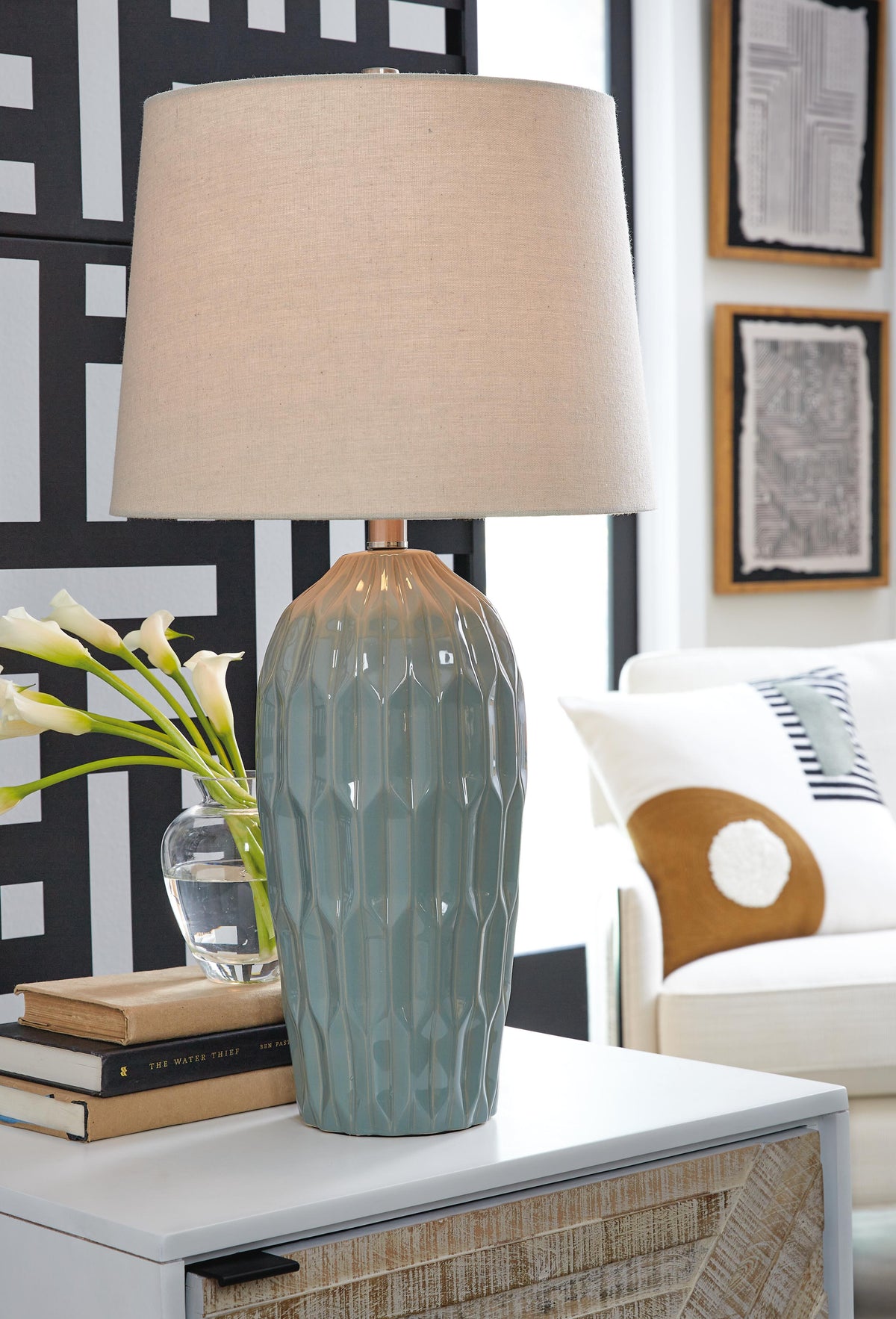 Hadbury Table Lamp (Set of 2) (L178034-SI) - Image 4