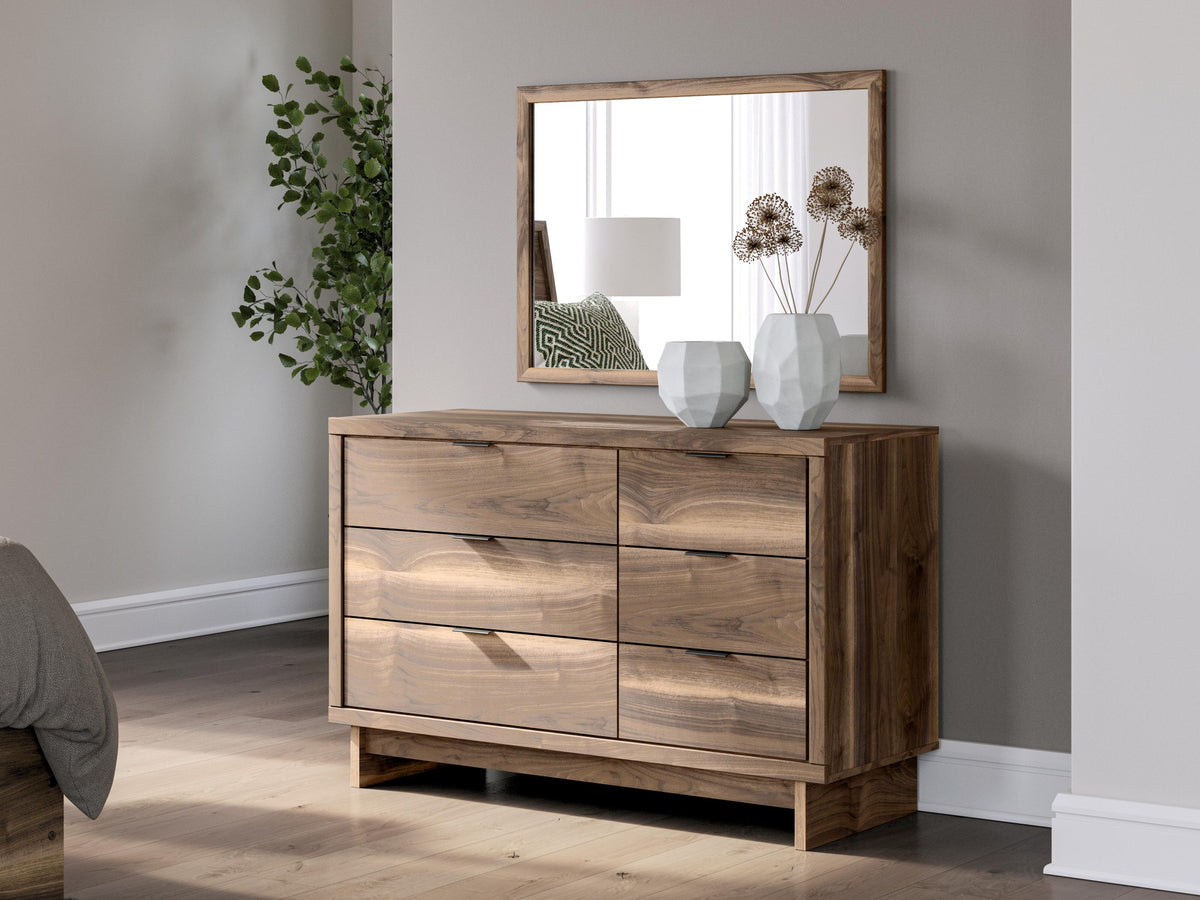 Chirason Twin Panel Platform Bed, Dresser and Mirror (PCB3367-SI) - Image 15