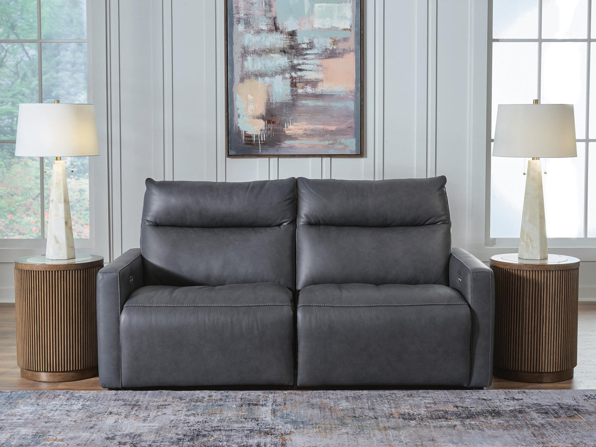 ModZ 2-Piece Power Reclining Sectional Loveseat (U14001-SI)
