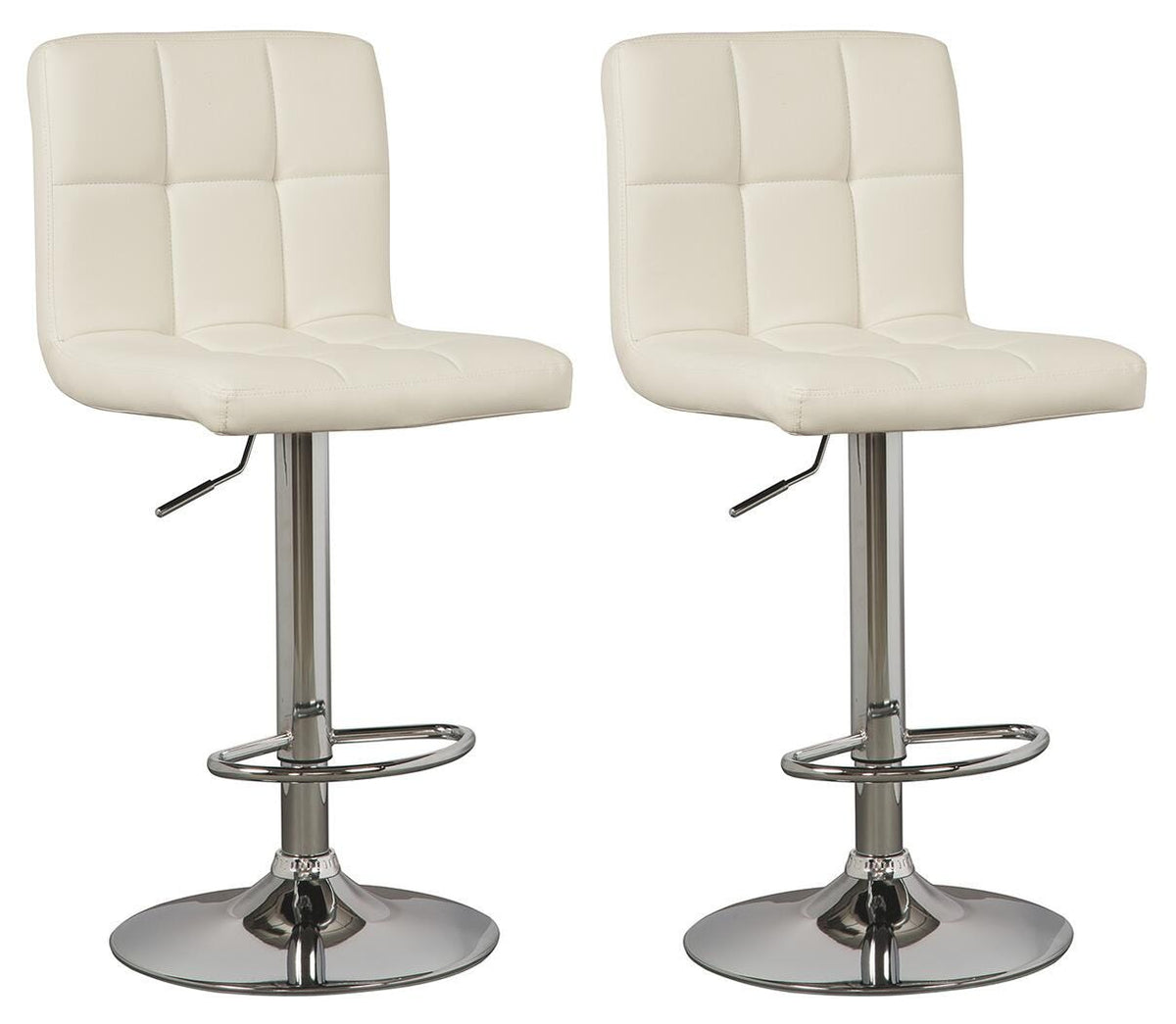 Bellatier Adjustable Height Bar Stool (D120-SI) - Image 9
