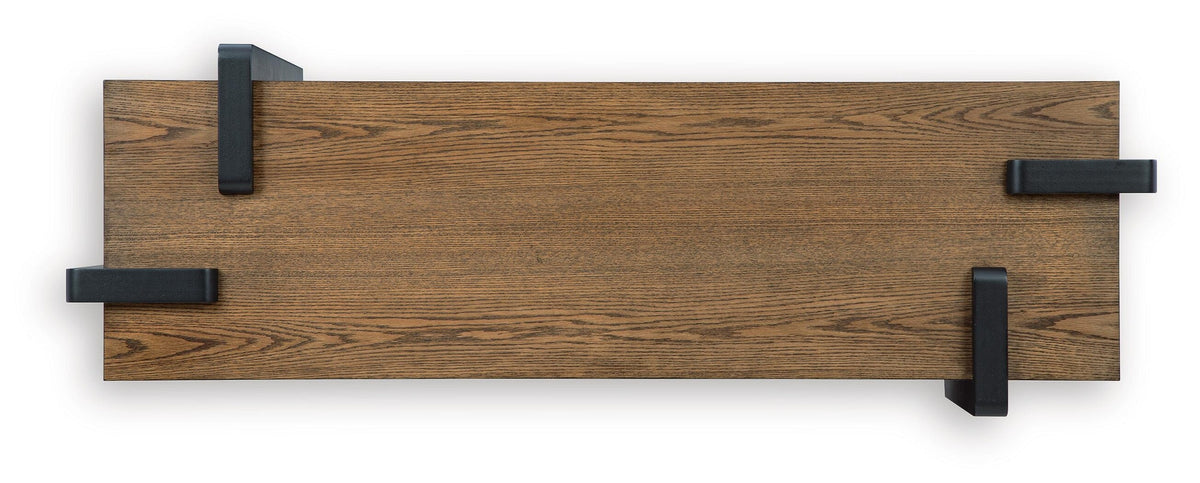 Weathermore Sofa Table - Brown/Black  (T531-SI) - Image 3