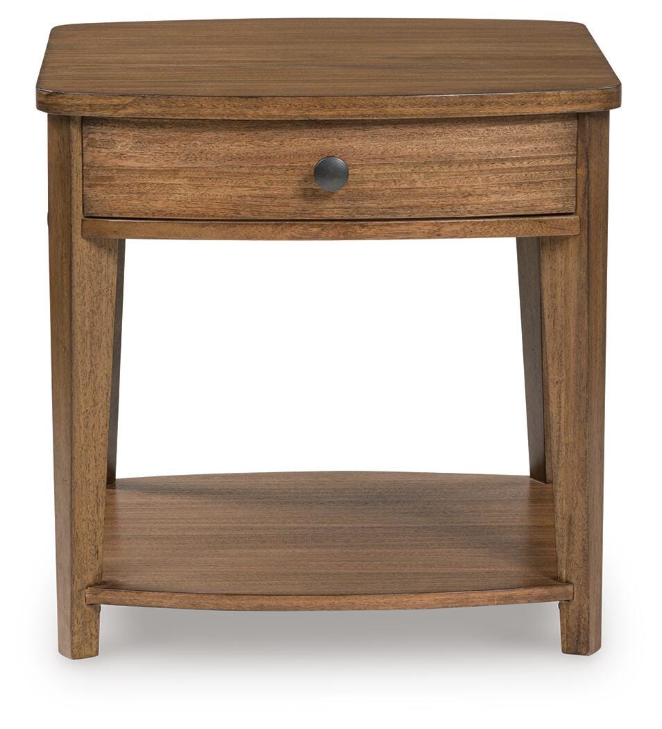Burkbyer End Table - Brown  (T513-SI) - Image 3
