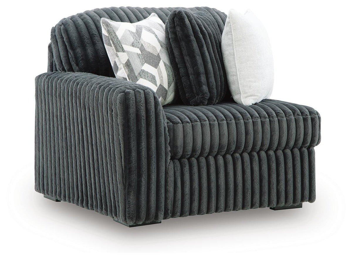 Midnight-Madness Left-Arm Facing Corner Chair (98105-SI)