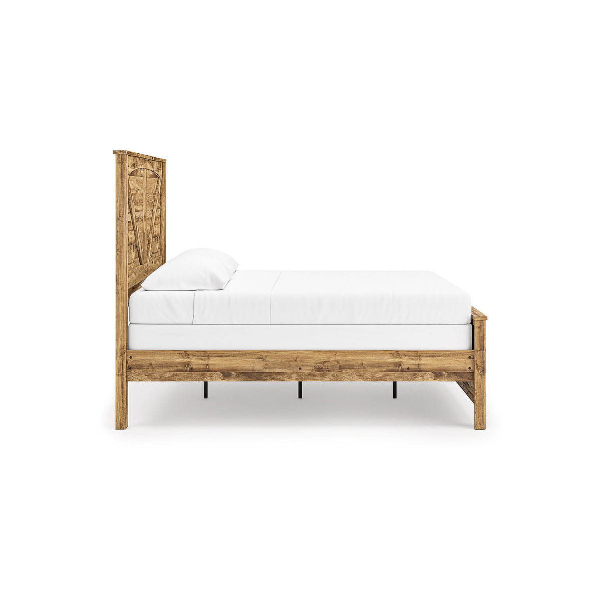 Maystonna King Crossbuck Panel Bed (PCB1580-SI) - Image 7