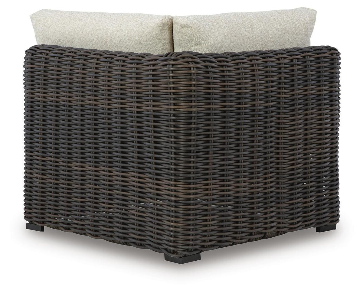 Kimora Outdoor Right and Left-arm Facing Loveseat with Cushion (Set of 2) (P711-SI) - Image 29