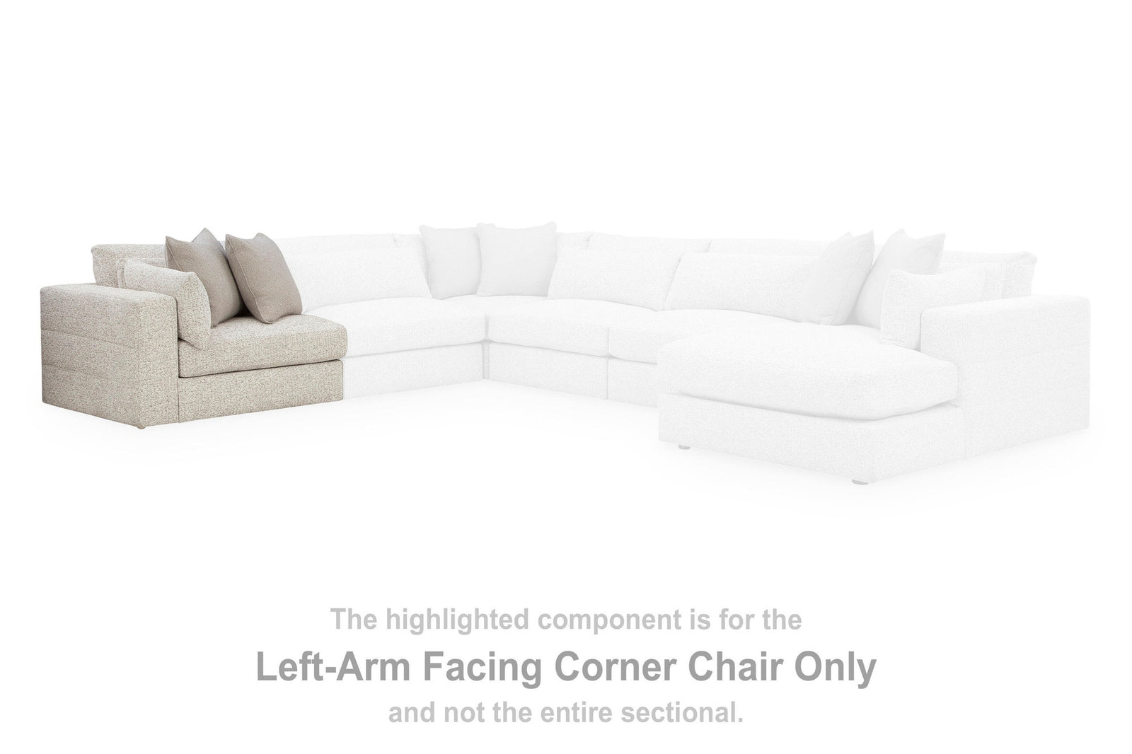 Ashbourne Estate Left-Arm Facing Corner Chair (PC66004-SI) - Image 3