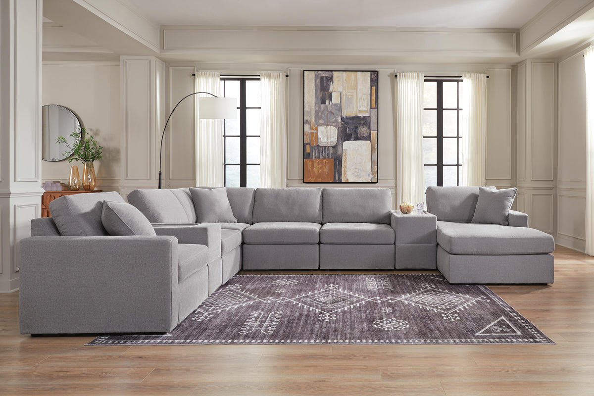 Modmax 8-Piece Sectional with Chaise (92104-SI) - Image 2