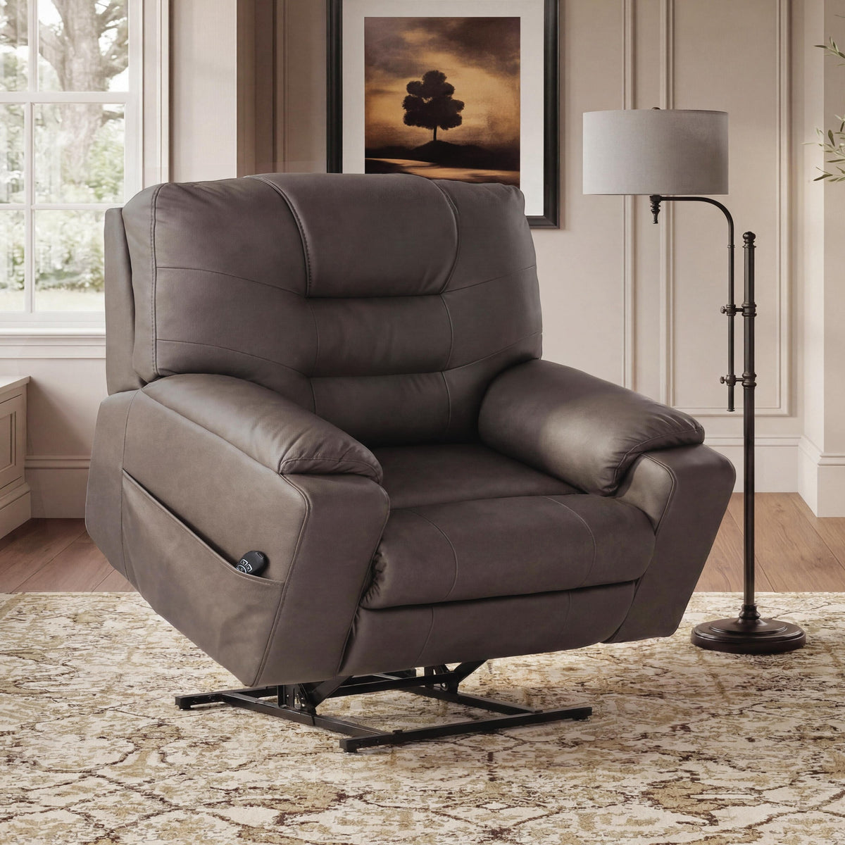 Belmone Pike Power Lift Recliner (PC22805-SI) - Image 9