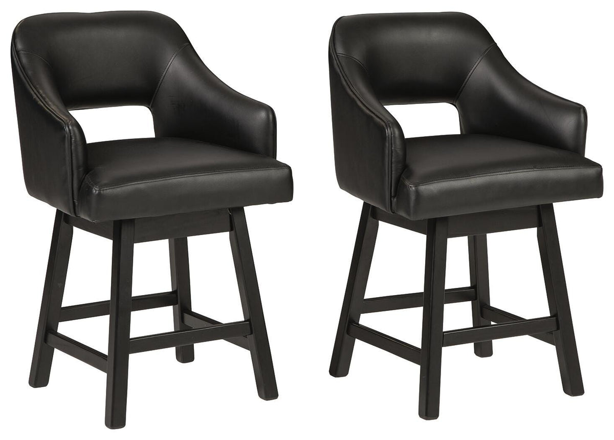 Tallenger Counter Height Bar Stool (Set of 2) (D380-SI) - Image 2