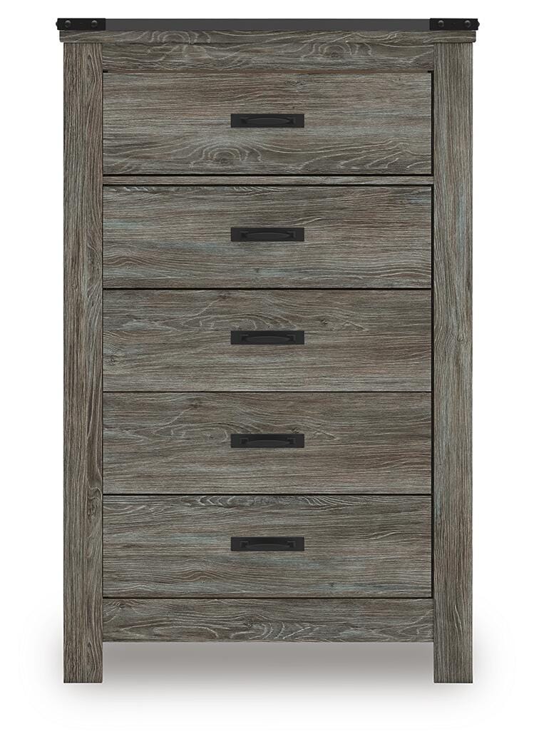 Frandern Chest of Drawers - Gray  (B4480-SI)