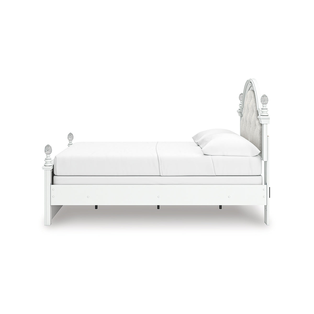 Kozlani Full Upholstered Panel Bed, Dresser and Mirror (PCB1819-SI) - Image 6