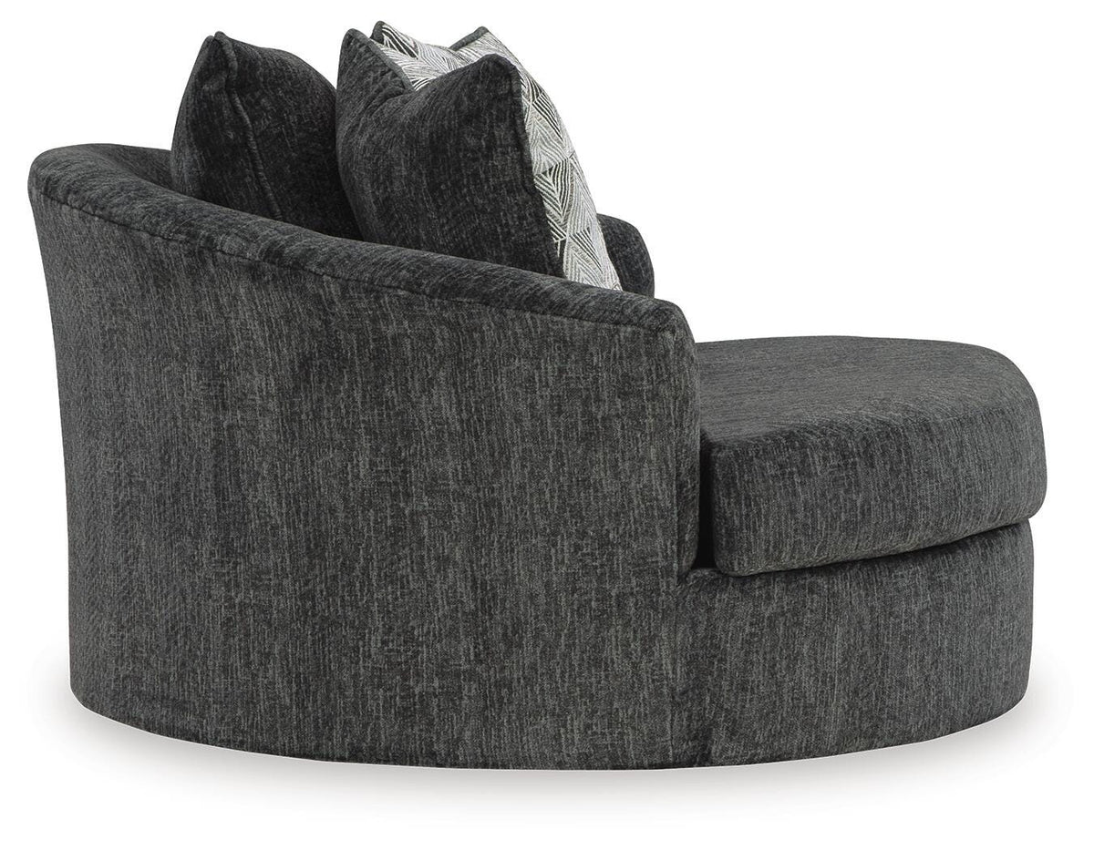 Biddeford Oversized Swivel Accent Chair (35504-SI) - Image 10
