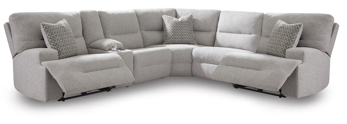 Acklen Place 6-Piece Power Reclining Sectional (93605-SI)