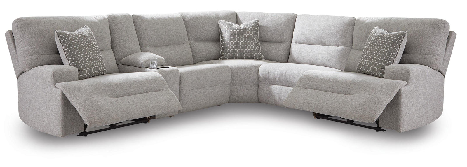 Acklen Place 6-Piece Power Reclining Sectional (93605-SI)