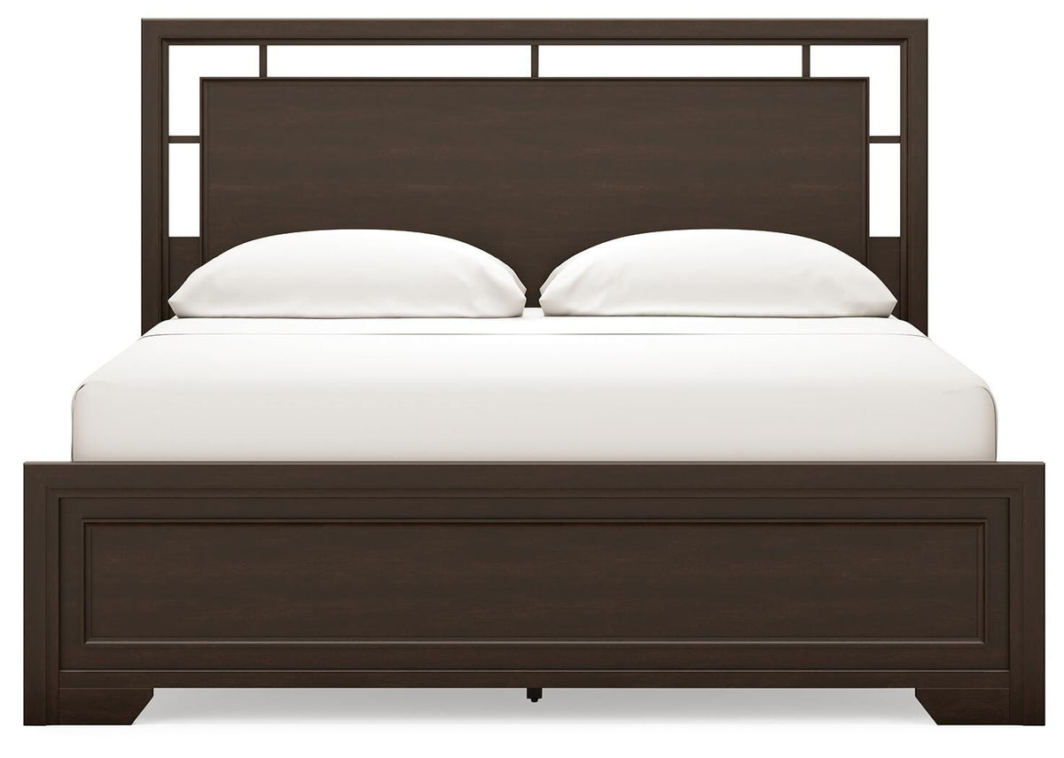 Covetown Panel Bed and 2 Nightstands (B441-SI) - Image 2