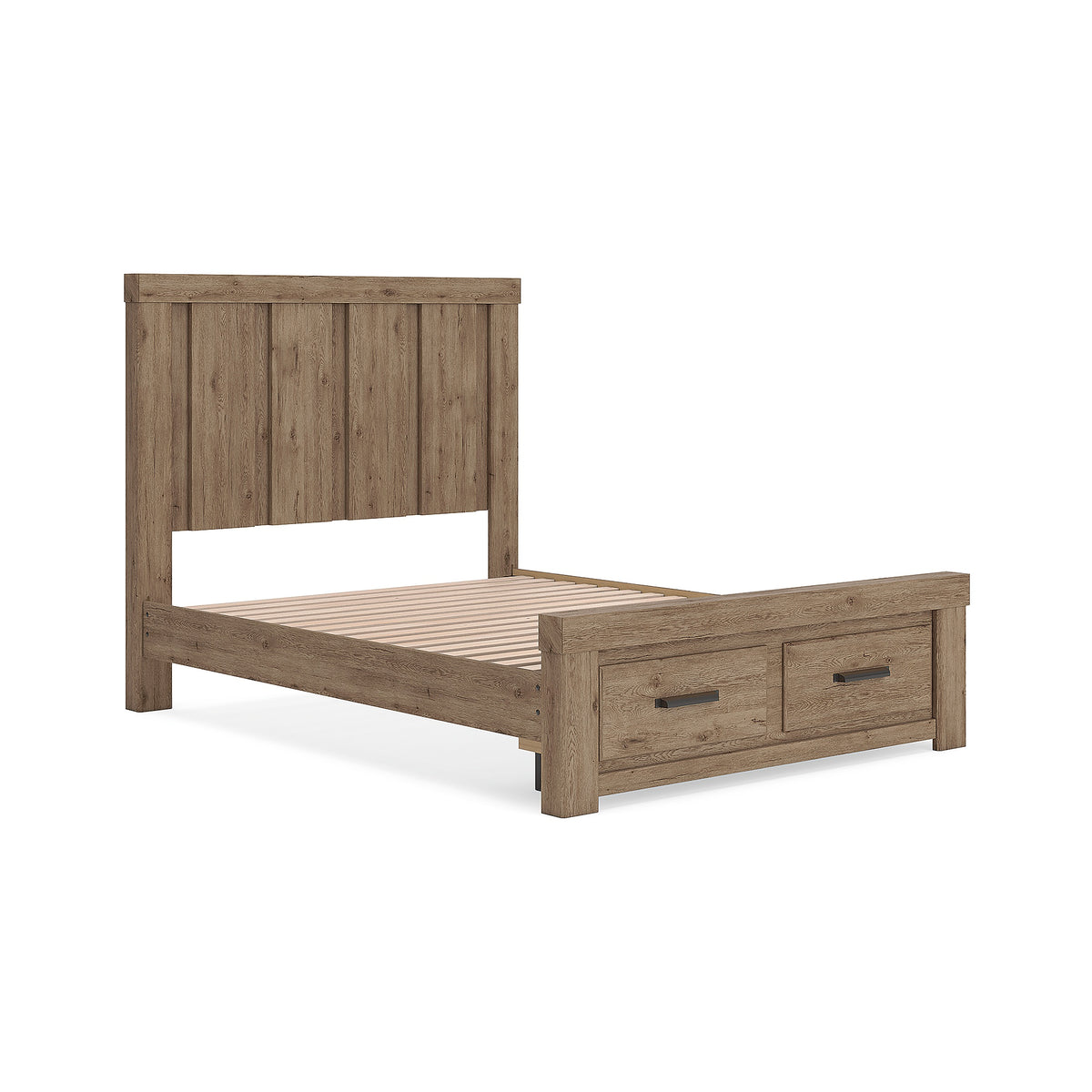 Oliandon Queen Panel Storage Bed (PCB2844-SI) - Image 2