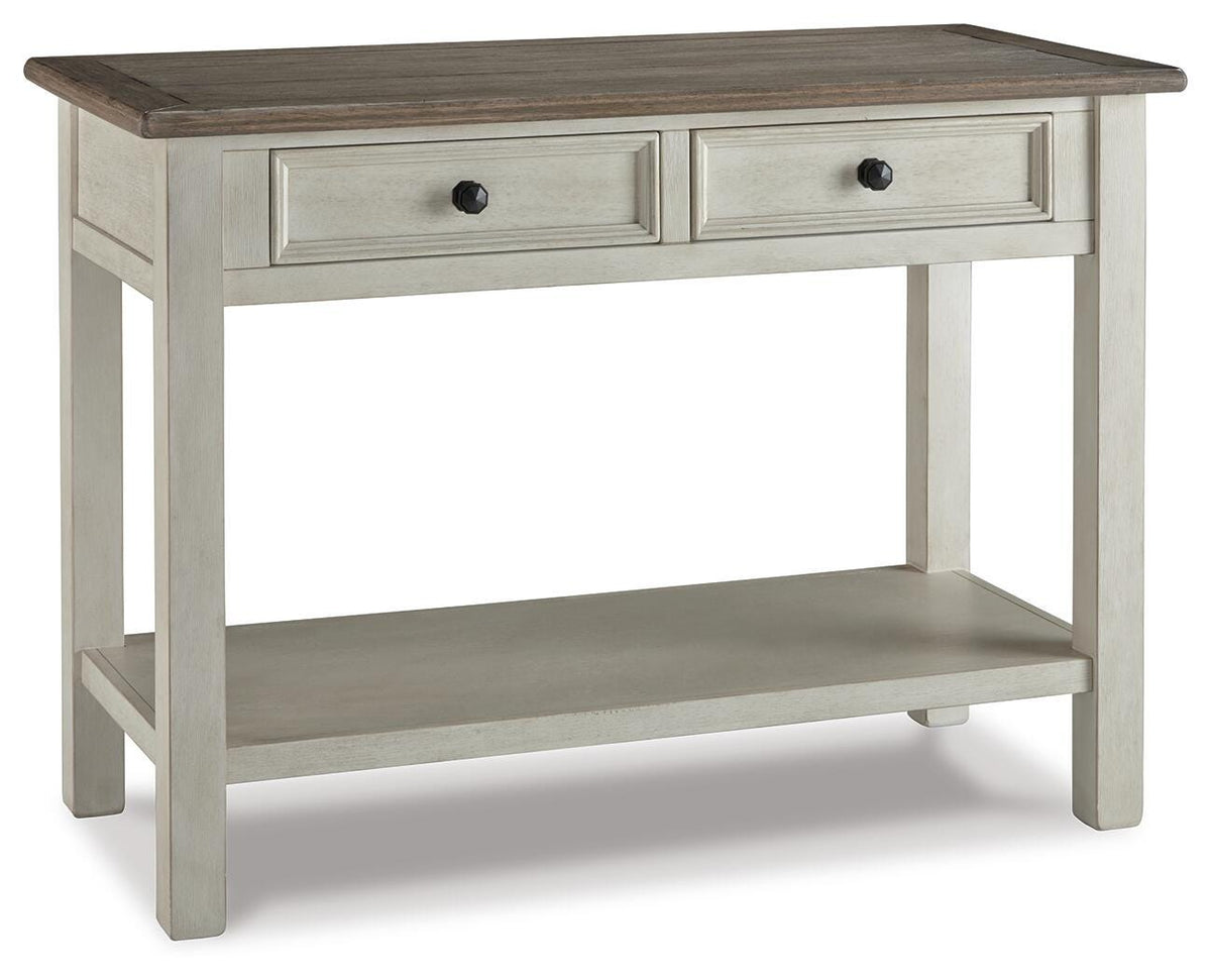 Bolanburg Coffee Table and 2 Chairside End Tables with Console - Two-tone  (T637-SI) - Image 2