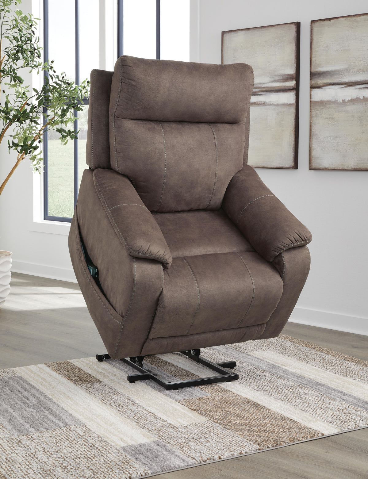 Crestmeade Power Lift Recliner (13504-SI) - Image 10