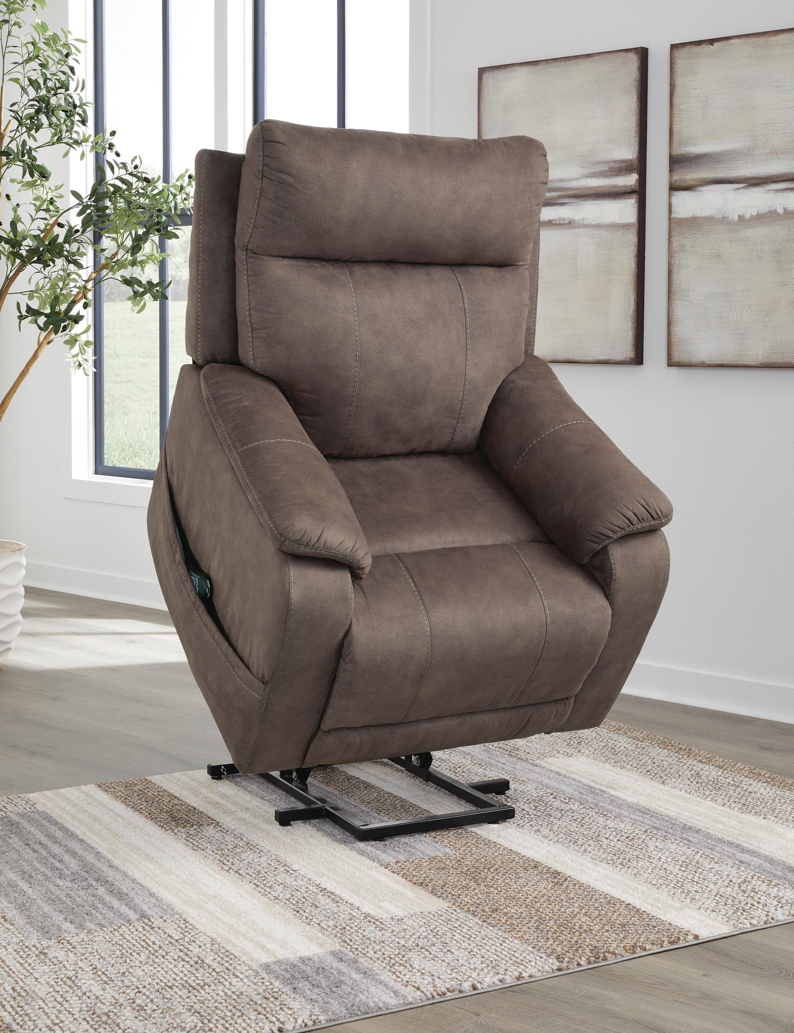 Crestmeade Power Lift Recliner (13504-SI) - Image 10