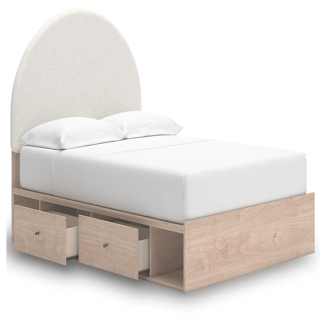 Arloster Full Panel Storage Bed, Dresser, Mirror and Nightstand (PCB1566-SI) - Image 11