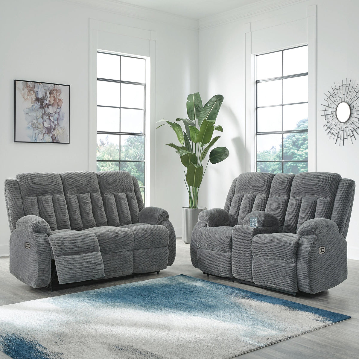 Observation Power Reclining Sofa and Power Recliner (PC21405-SI) - Image 2