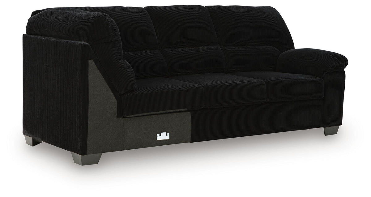 SimpleJoy Left-Arm Facing Sofa with Corner Wedge (24204-SI) - Image 23