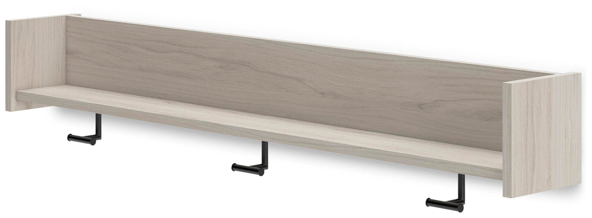 Socalle Wall Mounted Coat Rack with Shelf (EA1864-SI) - Image 3