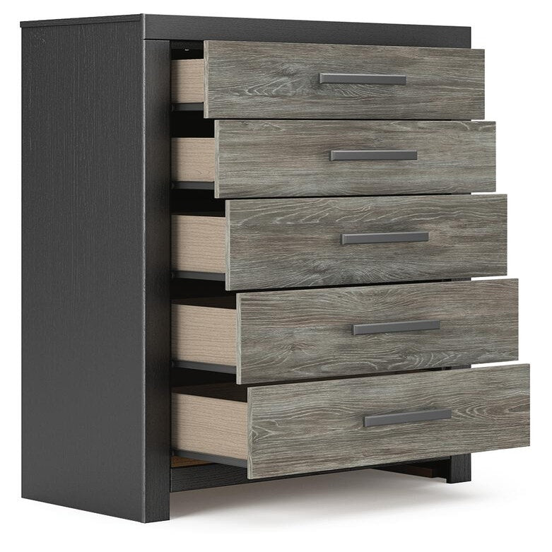 Broachmyn Lighted King Bookcase Headboard (PCB1118-SI) - Image 36