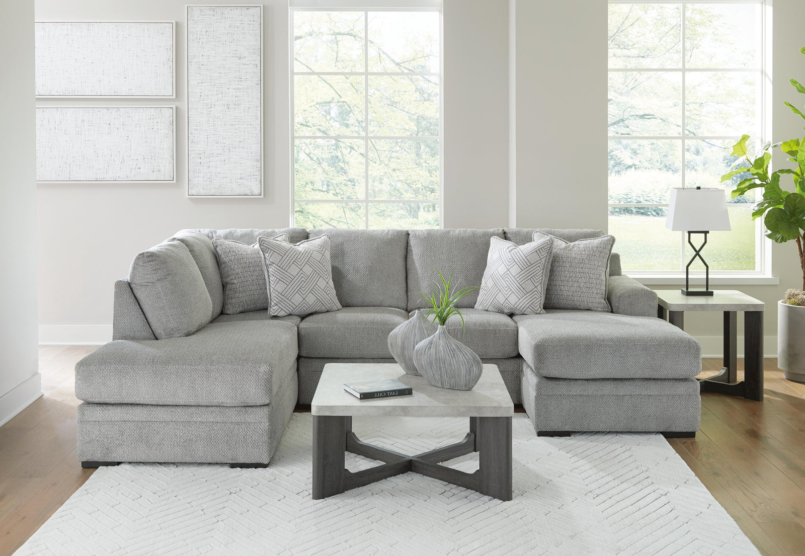 Casselbury 2-Piece Sectional with Chaise (52906-SI) - Image 4