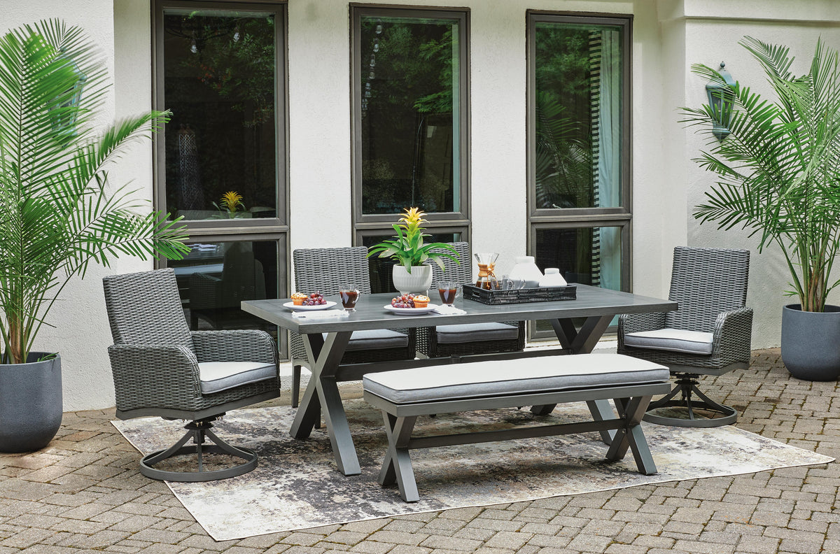 Elite Park Outdoor Coffee Table and End Table (P518-SI)
