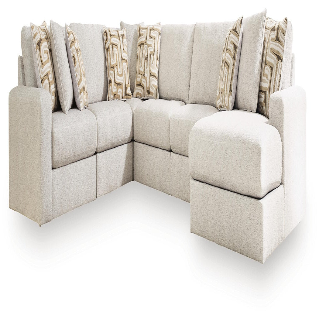 Kestrie 6-Piece Sectional with Chaise (PC68706-SI)