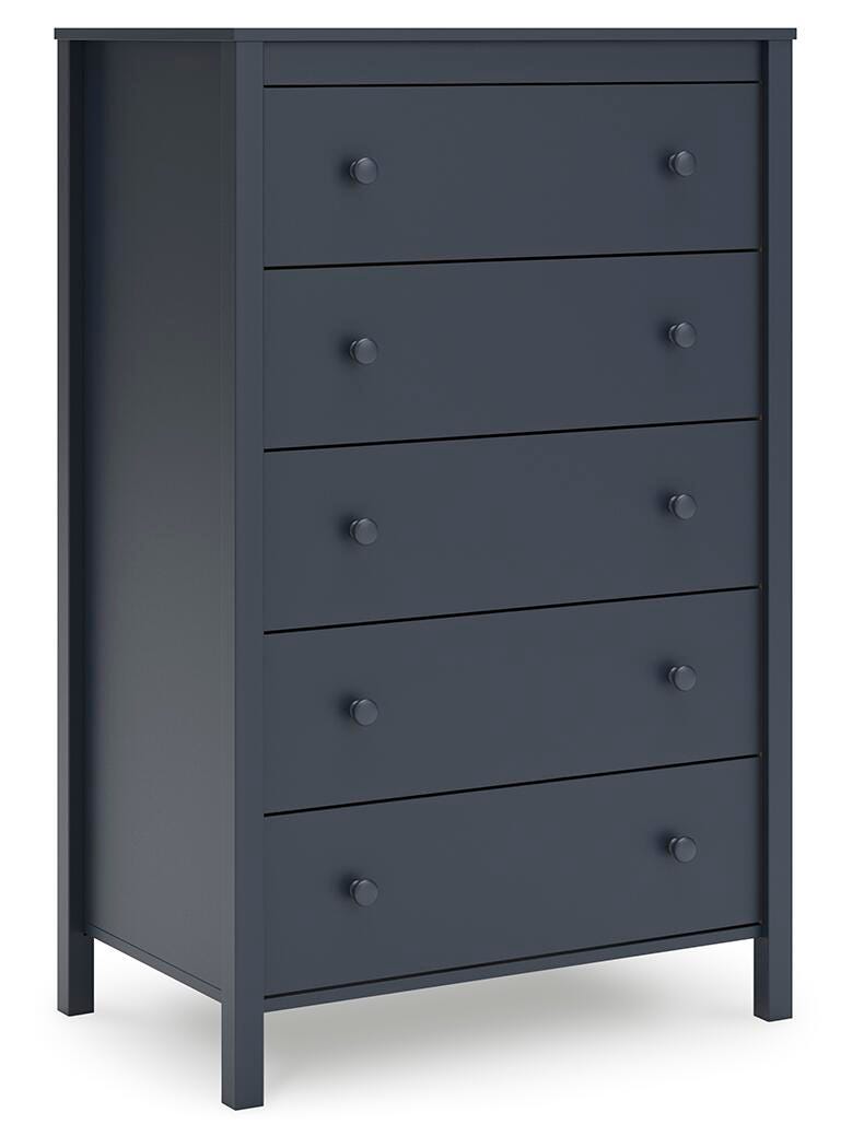 Simmenfort Chest of Drawers - Navy Blue  (EB1528-SI) - Image 2