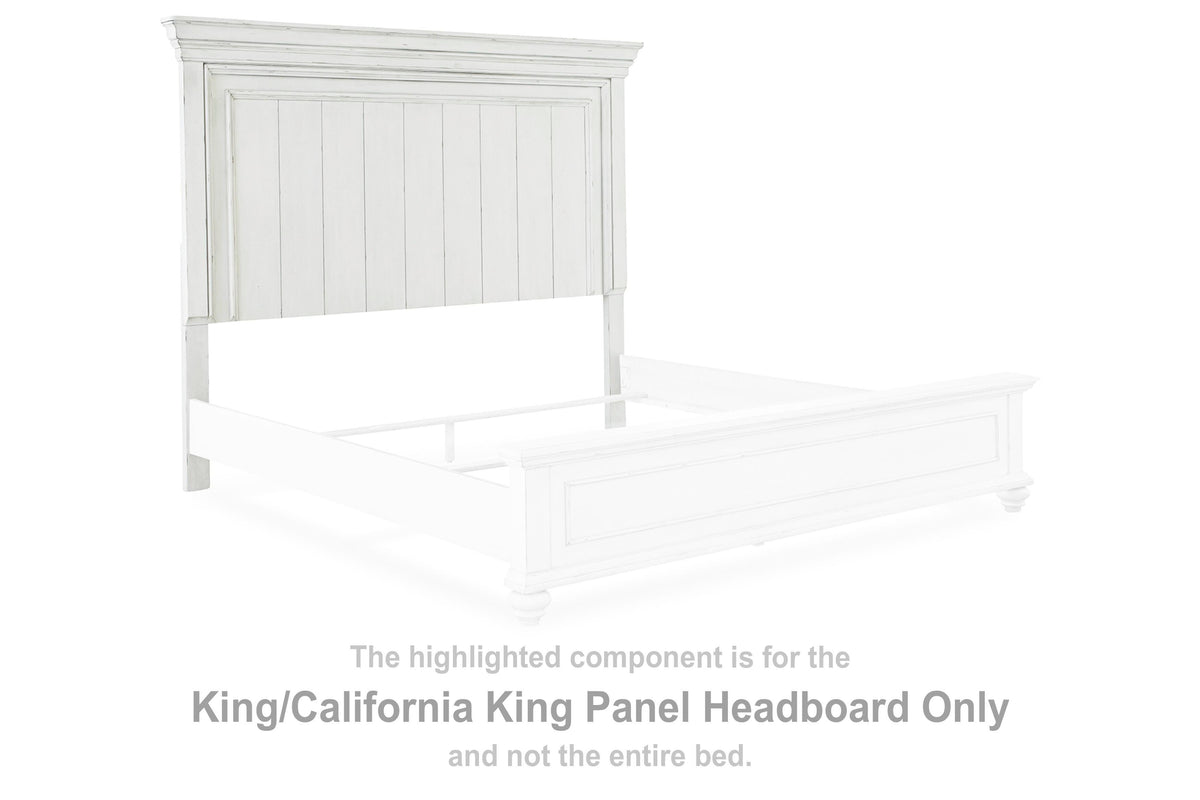 Kanwyn Panel Headboard - Whitewash  (B777-SI)