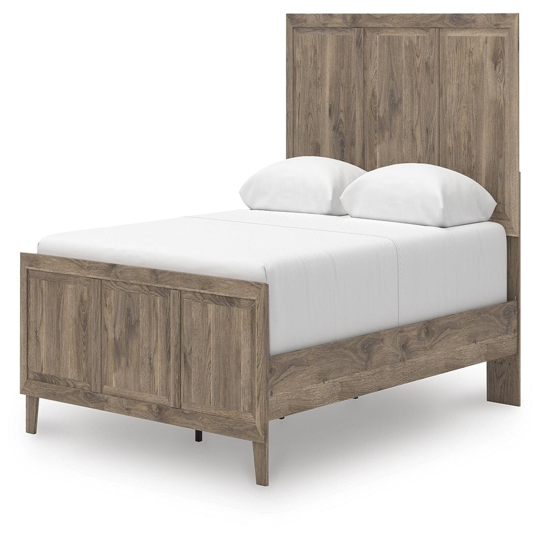 Rusticott Queen Panel Bed (PCB2260-SI) - Image 4