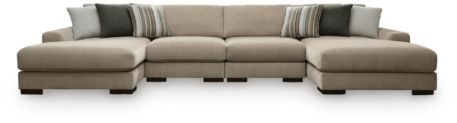 Linenhause 4-Piece Double Chaise Sectional (31803-SI)
